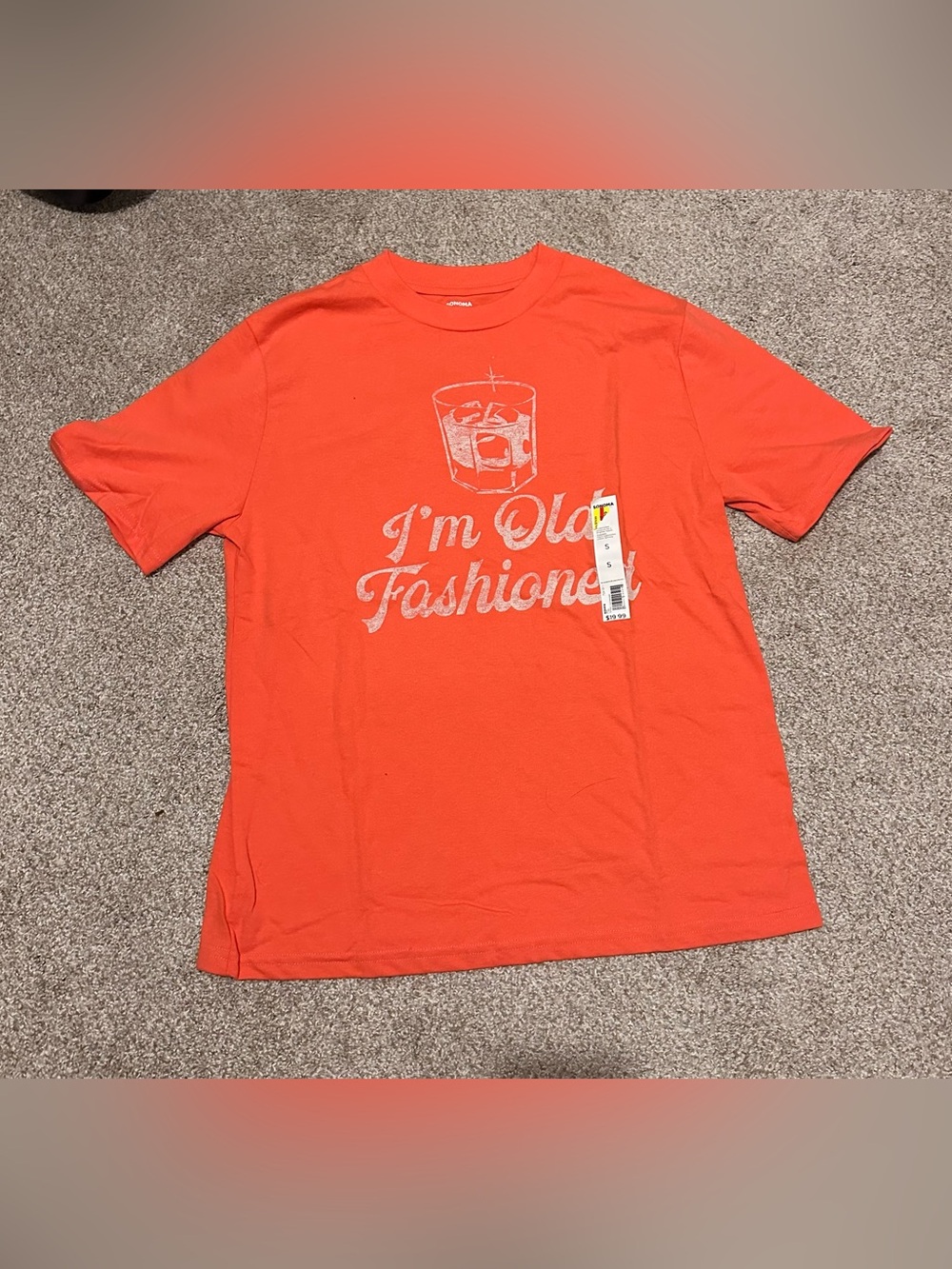 Sonoma Coral 'I'm Old Fashioned' Tee